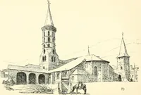 An illustration from Rambles in the Pyrenees and the adjacent districts, Gascony, Pays de Foix, & Roussillon (1912)