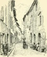 An illustration from Rambles in the Pyrenees and the adjacent districts, Gascony, Pays de Foix, & Roussillon (1912)