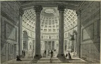 An illustration from Rambles in Rome; an archÃ¦ological and historical guide to the museums, galleries, villas, churches, and antiquities of Rome and the Campagna (1887)