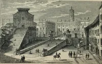 An illustration from Rambles in Rome; an archÃ¦ological and historical guide to the museums, galleries, villas, churches, and antiquities of Rome and the Campagna (1887)