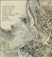 An illustration from Rambles in Rome; an archÃ¦ological and historical guide to the museums, galleries, villas, churches, and antiquities of Rome and the Campagna (1887)