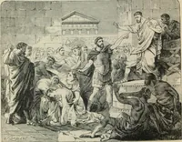 An illustration from Rambles in Rome; an archÃ¦ological and historical guide to the museums, galleries, villas, churches, and antiquities of Rome and the Campagna (1887)