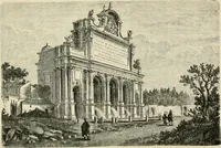 An illustration from Rambles in Rome : an archæological and historical guide to the museums, galleries, villas, churches, and antiquities of Rome and the Campagna (1887)