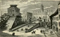 An illustration from Rambles in Rome : an archæological and historical guide to the museums, galleries, villas, churches, and antiquities of Rome and the Campagna (1887)