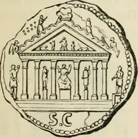 An illustration from Rambles in Rome : an archæological and historical guide to the museums, galleries, villas, churches, and antiquities of Rome and the Campagna (1887)