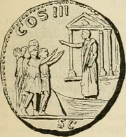 An illustration from Rambles in Rome : an archæological and historical guide to the museums, galleries, villas, churches, and antiquities of Rome and the Campagna (1887)