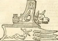 An illustration from Raphaelis Fabretti Gasparis F. Vrbinatis De columna Traiani syntagma : accesserunt explicatio veteris tabellae anaglyphae Homer Iliadem atque ex Stesichoro, Arctino et Lesche Ilii excidium continentis & emissarii lacus Fucini descriptio (1683)