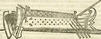 An illustration from Raphaelis Fabretti Gasparis F. Vrbinatis De columna Traiani syntagma : accesserunt explicatio veteris tabellae anaglyphae Homer Iliadem atque ex Stesichoro, Arctino et Lesche Ilii excidium continentis & emissarii lacus Fucini descriptio (1683)