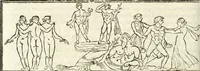 An illustration from Raphaelis Fabretti Gasparis F. Vrbinatis De columna Traiani syntagma : accesserunt explicatio veteris tabellae anaglyphae Homer Iliadem atque ex Stesichoro, Arctino et Lesche Ilii excidium continentis & emissarii lacus Fucini descriptio (1683)