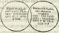 Picture 105 of 250 from Raphaelis Fabretti Gasparis F. Vrbinatis De columna Traiani syntagma : accesserunt explicatio veteris tabellae anaglyphae Homer Iliadem atque ex Stesichoro, Arctino et Lesche Ilii excidium continentis & emissarii lacus Fucini descriptio (1683), leaf 278