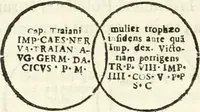 Picture 113 of 250 from Raphaelis Fabretti Gasparis F. Vrbinatis De columna Traiani syntagma : accesserunt explicatio veteris tabellae anaglyphae Homer Iliadem atque ex Stesichoro, Arctino et Lesche Ilii excidium continentis & emissarii lacus Fucini descriptio (1683), leaf 283