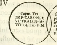 Picture 121 of 250 from Raphaelis Fabretti Gasparis F. Vrbinatis De columna Traiani syntagma : accesserunt explicatio veteris tabellae anaglyphae Homer Iliadem atque ex Stesichoro, Arctino et Lesche Ilii excidium continentis & emissarii lacus Fucini descriptio (1683), leaf 287
