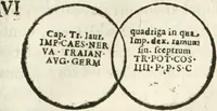 Picture 123 of 250 from Raphaelis Fabretti Gasparis F. Vrbinatis De columna Traiani syntagma : accesserunt explicatio veteris tabellae anaglyphae Homer Iliadem atque ex Stesichoro, Arctino et Lesche Ilii excidium continentis & emissarii lacus Fucini descriptio (1683), leaf 288