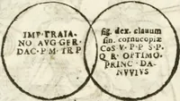 Picture 133 of 250 from Raphaelis Fabretti Gasparis F. Vrbinatis De columna Traiani syntagma : accesserunt explicatio veteris tabellae anaglyphae Homer Iliadem atque ex Stesichoro, Arctino et Lesche Ilii excidium continentis & emissarii lacus Fucini descriptio (1683), leaf 310