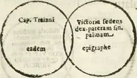 Picture 142 of 250 from Raphaelis Fabretti Gasparis F. Vrbinatis De columna Traiani syntagma : accesserunt explicatio veteris tabellae anaglyphae Homer Iliadem atque ex Stesichoro, Arctino et Lesche Ilii excidium continentis & emissarii lacus Fucini descriptio (1683), leaf 314