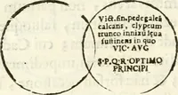 Picture 151 of 250 from Raphaelis Fabretti Gasparis F. Vrbinatis De columna Traiani syntagma : accesserunt explicatio veteris tabellae anaglyphae Homer Iliadem atque ex Stesichoro, Arctino et Lesche Ilii excidium continentis & emissarii lacus Fucini descriptio (1683), leaf 315