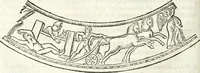 Picture 217 of 250 from Raphaelis Fabretti Gasparis F. Vrbinatis De columna Traiani syntagma : accesserunt explicatio veteris tabellae anaglyphae Homer Iliadem atque ex Stesichoro, Arctino et Lesche Ilii excidium continentis & emissarii lacus Fucini descriptio (1683), leaf 369