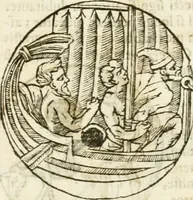 An illustration from Raphaelis Fabretti Gasparis F. Vrbinatis De columna Traiani syntagma : accesserunt explicatio veteris tabellae anaglyphae Homer Iliadem atque ex Stesichoro, Arctino et Lesche Ilii excidium continentis & emissarii lacus Fucini descriptio (1683)