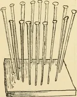 An illustration from Raphia and reed weaving, including also cardboard and paper construction; a practical course for primary and elementary schools (1901)