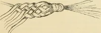 An illustration from Raphia and reed weaving, including also cardboard and paper construction; a practical course for primary and elementary schools (1901)