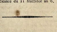 An illustration from Rapport fait par Lebrun sur une résoultion du 8 germinal, qui établit les bureaux de visite & de marque des étoffes, toiles & toileries : séance du 11 fructidor an 6. (1798)