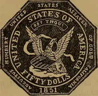 An illustration from Rare American coins: their description, and past and present fictitious values (1887)