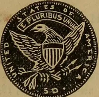 An illustration from Rare American coins: their description, and past and present fictitious values (1887)