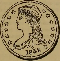 An illustration from Rare American coins: their description, and past and present fictitious values (1887)