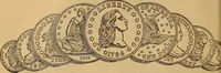 An illustration from Rare American coins: their description, and past and present fictitious values (1887)