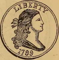 An illustration from Rare American coins: their description, and past and present fictitious values (1887)