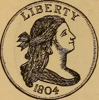 An illustration from Rare American coins: their description, and past and present fictitious values (1887)