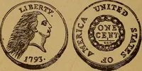 Picture 100 of 156 from The rare coins of America, England, Ireland, Scotland, France, Germany, and Spain ... a complete list of and prices paid for rare American ... coins, fractional currency, colonial, continental and Confederate paper money; a list of all counterfeit U. S. Treasury and national bank notes and Canadian banks notes, and how to detect them; the market value of all nations' coins and bank notes in U.S. money; a list of and prices paid for rare English, Irish, Scotch, French, German and Spanish coins. Illustrated with about 150 cuts (1889), leaf 105