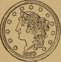 Picture 112 of 156 from The rare coins of America, England, Ireland, Scotland, France, Germany, and Spain ... a complete list of and prices paid for rare American ... coins, fractional currency, colonial, continental and Confederate paper money; a list of all counterfeit U. S. Treasury and national bank notes and Canadian banks notes, and how to detect them; the market value of all nations' coins and bank notes in U.S. money; a list of and prices paid for rare English, Irish, Scotch, French, German and Spanish coins. Illustrated with about 150 cuts (1889), leaf 114