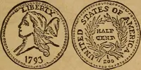 Picture 117 of 156 from The rare coins of America, England, Ireland, Scotland, France, Germany, and Spain ... a complete list of and prices paid for rare American ... coins, fractional currency, colonial, continental and Confederate paper money; a list of all counterfeit U. S. Treasury and national bank notes and Canadian banks notes, and how to detect them; the market value of all nations' coins and bank notes in U.S. money; a list of and prices paid for rare English, Irish, Scotch, French, German and Spanish coins. Illustrated with about 150 cuts (1889), leaf 118