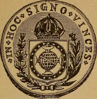 An illustration from The rare coins of America, England, Ireland, Scotland, France, Germany, and Spain ... a complete list of and prices paid for rare American ... coins, fractional currency, colonial, continental and Confederate paper money; a list of all counterfeit U. S. Treasury and national bank notes and Canadian banks notes, and how to detect them; the market value of all nations' coins and bank notes in U.S. money; a list of and prices paid for rare English, Irish, Scotch, French, German and Spanish coins. Illustrated with about 150 cuts (1889)