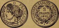 Picture 134 of 156 from The rare coins of America, England, Ireland, Scotland, France, Germany, and Spain ... a complete list of and prices paid for rare American ... coins, fractional currency, colonial, continental and Confederate paper money; a list of all counterfeit U. S. Treasury and national bank notes and Canadian banks notes, and how to detect them; the market value of all nations' coins and bank notes in U.S. money; a list of and prices paid for rare English, Irish, Scotch, French, German and Spanish coins. Illustrated with about 150 cuts (1889), leaf 171