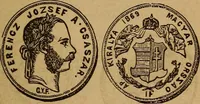 An illustration from The rare coins of America, England, Ireland, Scotland, France, Germany, and Spain ... a complete list of and prices paid for rare American ... coins, fractional currency, colonial, continental and Confederate paper money; a list of all counterfeit U. S. Treasury and national bank notes and Canadian banks notes, and how to detect them; the market value of all nations' coins and bank notes in U.S. money; a list of and prices paid for rare English, Irish, Scotch, French, German and Spanish coins. Illustrated with about 150 cuts (1889)