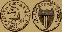 Picture 24 of 156 from The rare coins of America, England, Ireland, Scotland, France, Germany, and Spain ... a complete list of and prices paid for rare American ... coins, fractional currency, colonial, continental and Confederate paper money; a list of all counterfeit U. S. Treasury and national bank notes and Canadian banks notes, and how to detect them; the market value of all nations' coins and bank notes in U.S. money; a list of and prices paid for rare English, Irish, Scotch, French, German and Spanish coins. Illustrated with about 150 cuts (1889), leaf 35