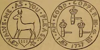 Picture 25 of 156 from The rare coins of America, England, Ireland, Scotland, France, Germany, and Spain ... a complete list of and prices paid for rare American ... coins, fractional currency, colonial, continental and Confederate paper money; a list of all counterfeit U. S. Treasury and national bank notes and Canadian banks notes, and how to detect them; the market value of all nations' coins and bank notes in U.S. money; a list of and prices paid for rare English, Irish, Scotch, French, German and Spanish coins. Illustrated with about 150 cuts (1889), leaf 36