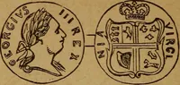 Picture 28 of 156 from The rare coins of America, England, Ireland, Scotland, France, Germany, and Spain ... a complete list of and prices paid for rare American ... coins, fractional currency, colonial, continental and Confederate paper money; a list of all counterfeit U. S. Treasury and national bank notes and Canadian banks notes, and how to detect them; the market value of all nations' coins and bank notes in U.S. money; a list of and prices paid for rare English, Irish, Scotch, French, German and Spanish coins. Illustrated with about 150 cuts (1889), leaf 39