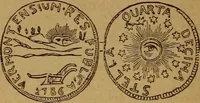 Picture 33 of 156 from The rare coins of America, England, Ireland, Scotland, France, Germany, and Spain ... a complete list of and prices paid for rare American ... coins, fractional currency, colonial, continental and Confederate paper money; a list of all counterfeit U. S. Treasury and national bank notes and Canadian banks notes, and how to detect them; the market value of all nations' coins and bank notes in U.S. money; a list of and prices paid for rare English, Irish, Scotch, French, German and Spanish coins. Illustrated with about 150 cuts (1889), leaf 41