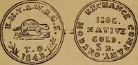 Picture 73 of 156 from The rare coins of America, England, Ireland, Scotland, France, Germany, and Spain ... a complete list of and prices paid for rare American ... coins, fractional currency, colonial, continental and Confederate paper money; a list of all counterfeit U. S. Treasury and national bank notes and Canadian banks notes, and how to detect them; the market value of all nations' coins and bank notes in U.S. money; a list of and prices paid for rare English, Irish, Scotch, French, German and Spanish coins. Illustrated with about 150 cuts (1889), leaf 74