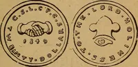 Picture 74 of 156 from The rare coins of America, England, Ireland, Scotland, France, Germany, and Spain ... a complete list of and prices paid for rare American ... coins, fractional currency, colonial, continental and Confederate paper money; a list of all counterfeit U. S. Treasury and national bank notes and Canadian banks notes, and how to detect them; the market value of all nations' coins and bank notes in U.S. money; a list of and prices paid for rare English, Irish, Scotch, French, German and Spanish coins. Illustrated with about 150 cuts (1889), leaf 74