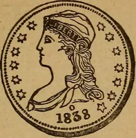 Picture 89 of 156 from The rare coins of America, England, Ireland, Scotland, France, Germany, and Spain ... a complete list of and prices paid for rare American ... coins, fractional currency, colonial, continental and Confederate paper money; a list of all counterfeit U. S. Treasury and national bank notes and Canadian banks notes, and how to detect them; the market value of all nations' coins and bank notes in U.S. money; a list of and prices paid for rare English, Irish, Scotch, French, German and Spanish coins. Illustrated with about 150 cuts (1889), leaf 90