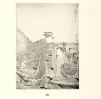 An illustration from Rare and valuable Japanese color prints : including the collection of Julio E. van Caneghem of Paris (1921)