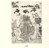 An illustration from Rare and valuable Japanese color prints : including the collection of Julio E. van Caneghem of Paris (1921)