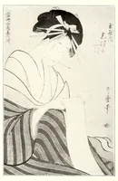 An illustration from Rare and valuable Japanese color prints : including the collection of Julio E. van Caneghem of Paris (1921)