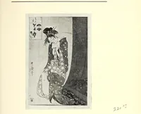 An illustration from Rare and valuable Japanese color prints : the noted collection formed by a distinguished French connoisseur of Paris (1921)