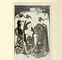 An illustration from Rare and valuable Japanese color prints : the noted collection formed by a distinguished French connoisseur of Paris (1921)
