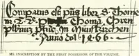 An illustration from Rariora; being notes of some of the printed books, manuscripts, historical documents, medals, engravings, pottery, etc., collected (1858-1900) (1902)